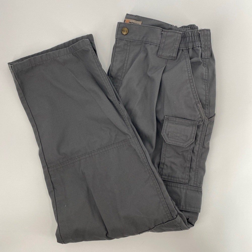 5.11 Tactical Taclite Pro Mens Tag 36x30 Fits 32x28 Gray Ripstop Pants Utility